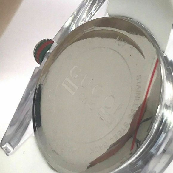 GUCCI SYNC YA137102 Men's Watch White Rubber 46mm - Picture 6 of 8